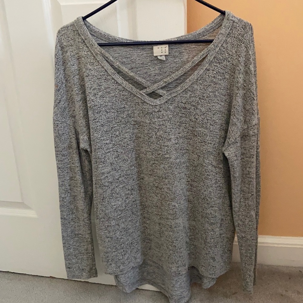 Soft Grey Long-sleeve